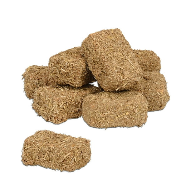 2 #G4757 Town Square Miniature Hay Bales